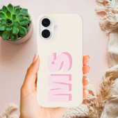 Modernes Anfangsmonogramm Case-Mate iPhone Hülle