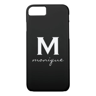 Modernes Anfangsmonogramm - klassisches Case-Mate iPhone Hülle