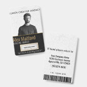 Modernes Angebot für elegante ID-Karten Ausweis (Front & Back)