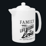 Modernes Angebot für Familie und Liebe<br><div class="desc">Familie und Liebe zitieren in der modernen Typografie.</div>