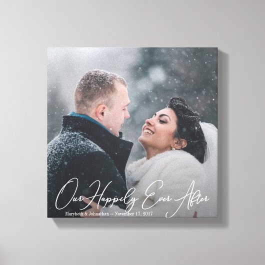 Modernes Angebot für Hochzeiten - Foto - Leinwand (Vorderseite)