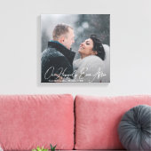 Modernes Angebot für Hochzeiten - Foto - Leinwand (Insitu (Wohnzimmer))