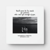 Modernes Angebot für Personalisierte Liebe Fotoplatte (Vorderseite)