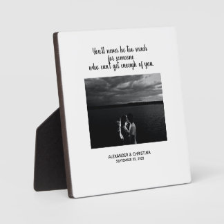 Modernes Angebot für Personalisierte Liebe Fotoplatte