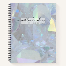 Modernes Angel Aura Quartz Crystal Notebook Notizblock