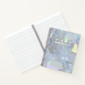 Modernes Angel Aura Quartz Crystal Notebook Notizblock (Innenseite)