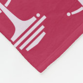 Modernes Anker-Muster Fleecedecke (Ecke)