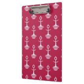 Modernes Anker-Muster Klemmbrett (Links)