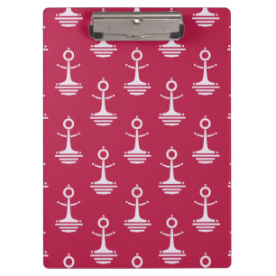 Modernes Anker-Muster Klemmbrett