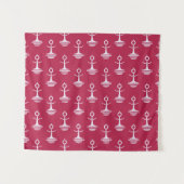 Modernes Anker-Muster Wandteppich (Vorderseite (Horizontal))