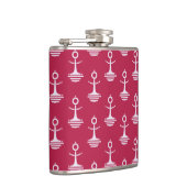 Modernes Ankermuster Flachmann (Rechts)