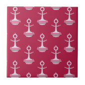 Modernes Ankermuster Fliese (Vorderseite)