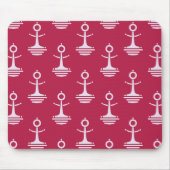 Modernes Ankermuster Mousepad (Vorne)