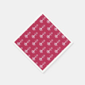 Modernes Ankermuster Serviette (Ecke)