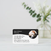 Modernes Anwaltsbüro Bearbeitung von Visitenkarten Visitenkarte (Stehend Vorderseite)