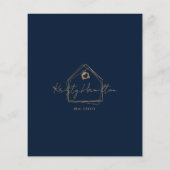 modernes Anwesen berufliches Foto hinzufügen Flyer (Hinten)