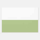 Modernes Apfelgrün und Weiß Kwanzaa Geschenkpapier Set (Vorderseite 3)