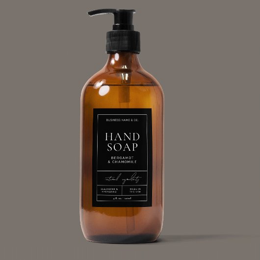 Modernes apothecary Soap Bath Body Besiegelte Mark Lebensmitteletikett