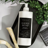 Modernes apothecary Soap Bath Body Besiegelte Mark Lebensmitteletikett