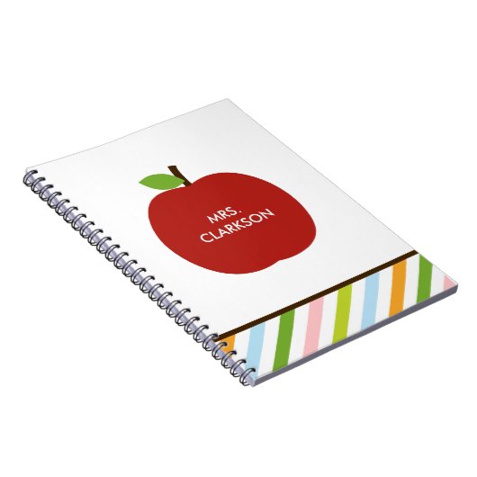 Modernes Apple Personalisiert-Notebook Notizblock (Rechte Seite)