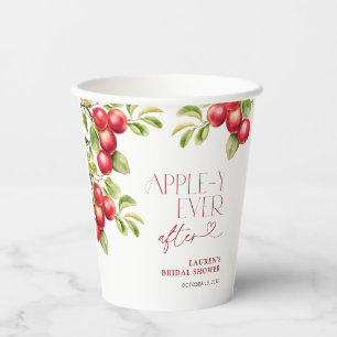 Modernes Appley nach dem Apple-Brautparty Pappbecher