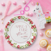 Modernes Appley nach dem Apple-Brautparty Pappteller (Party)