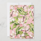 Modernes Appley nach dem Frühling Brautparty Einladung (Rückseite)