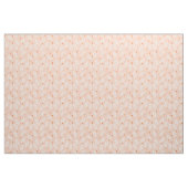 Modernes Aprikosen-Rosa-BlumenBlätter-Muster Stoff (Yard (91,4 cm))