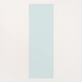 Modernes Aqua Blue Monogram Script Yogamatte (Rückseite)