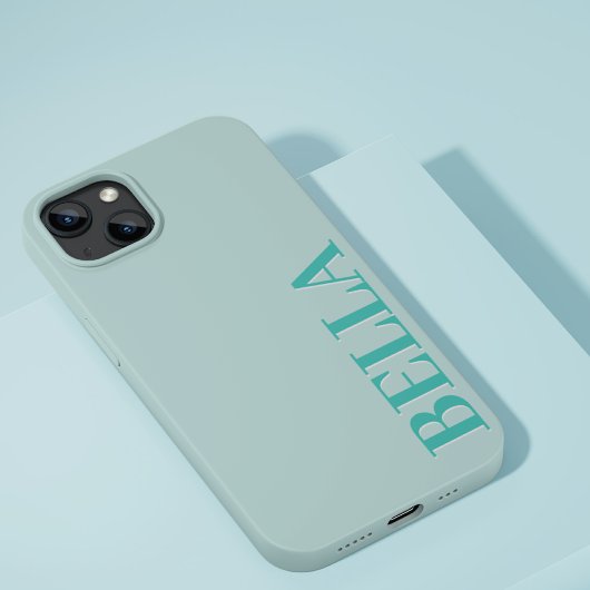 Modernes Aqua Green erste minimale zeitgenössische Case-Mate iPhone Hülle