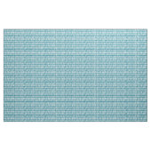 Modernes Aquamarin- und Weißlinienmuster Stoff (Yard (91,4 cm))