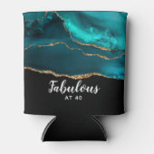 Modernes Aquamarines Agate Fabulous mit 40 Dosenkühler (Vorderseite)