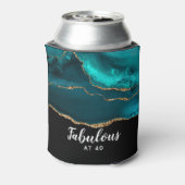 Modernes Aquamarines Agate Fabulous mit 40 Dosenkühler (Kanne Rückseite)