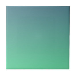 Modernes Aquamarines Minze Green Ombre Fliese