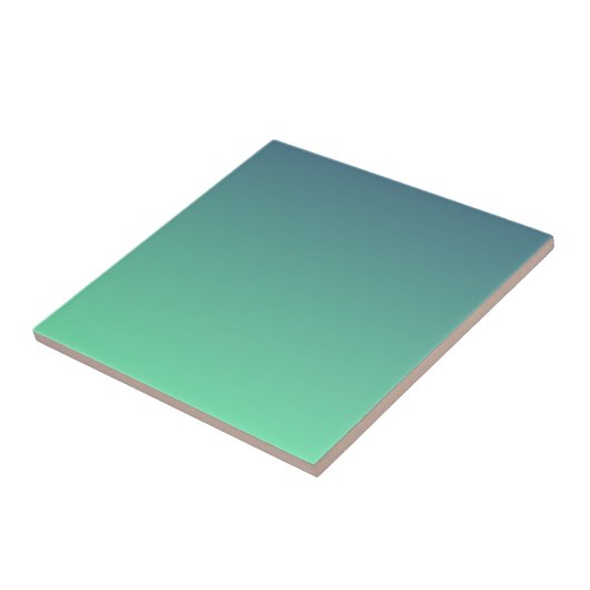 Modernes Aquamarines Minze Green Ombre Fliese (Seite)