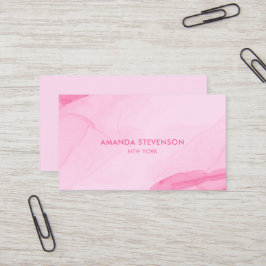 Modernes Aquarell abstrakt II Visitenkarte