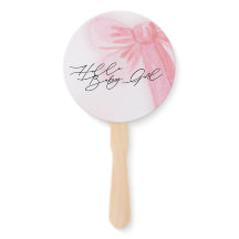 Modernes Aquarell Blush Pink Bow Hallo Baby Girl