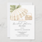 Modernes Aquarell-Brautparty Picnic Einladung (Vorderseite)