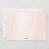 Modernes Aquarell Foto frohes Weihnachten (Rückseite)