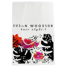 Modernes Aquarell mutiges Monstera mit