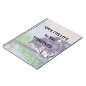 Modernes Aquarell-Notizbuch mit farbigen, schneebe Notizblock (Linke Seite)