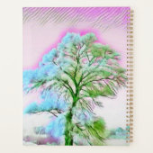 Modernes Aquarell-Notizbuch mit farbigen, schneebe Planer (Rückseite)