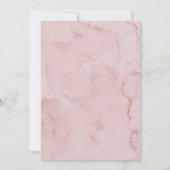 Modernes Aquarell Vino vor Vows Brautparty Einladung (Rückseite)