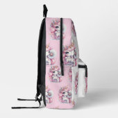 Modernes Aquarellbaby Unicorn3 Bedruckter Rucksack (Links)