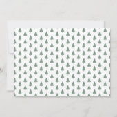 Modernes Aquarellfestival Weihnachten Foto (Rückseite)