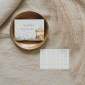 Modernes Aquarellgerät Begleitkarte