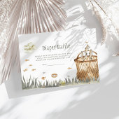 Modernes Aquarellgerät Begleitkarte