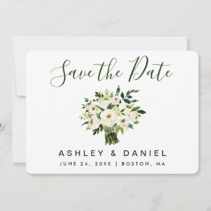 Modernes Aquarellgrün Save the Date B