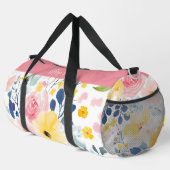 Modernes Aquarellmuster Duffle Bag (Rechte Ecke)