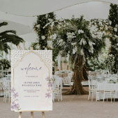 Modernes Arabesque Arch Wedding Willkommenszeichen Acrylschild